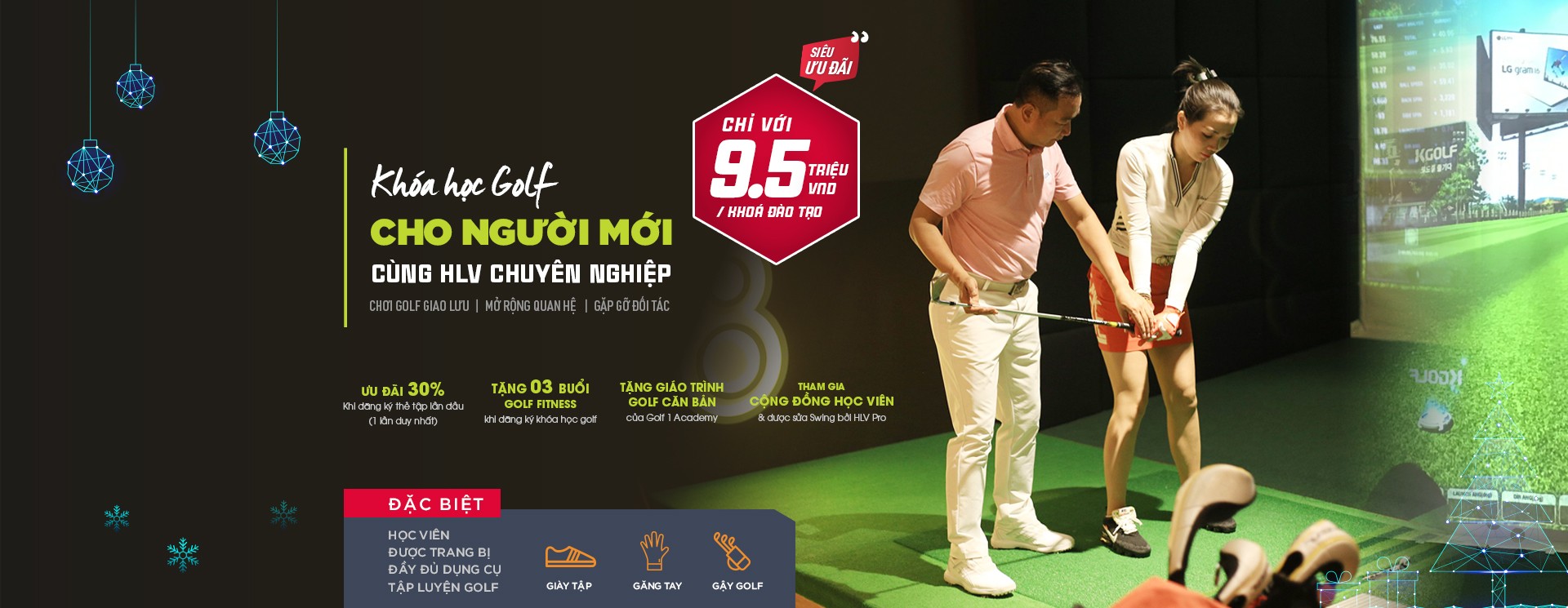 Khóa học Golf 1 cho người mới