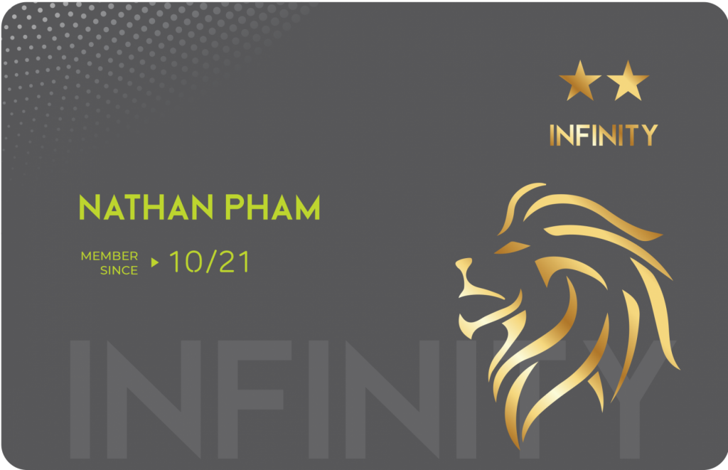 Thẻ Golf 1 Infinity